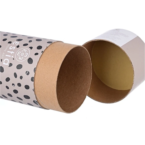 ESTIA HOME ART THERMAL TRAVEL CUP 500ml - LEOPARD TAUPE