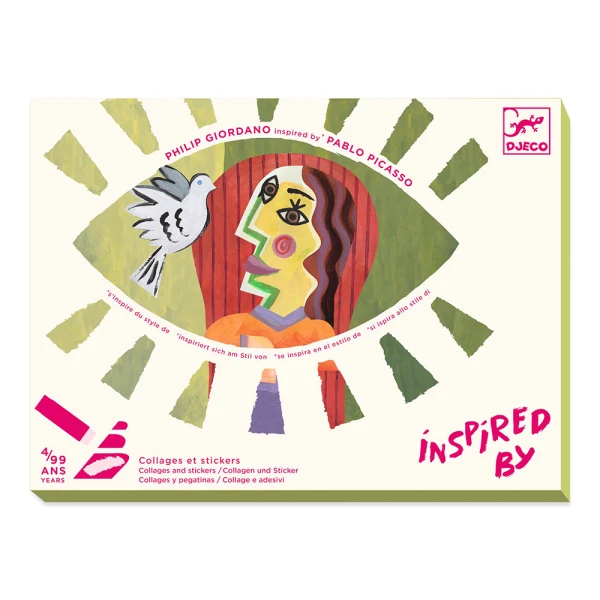 DJECO INSPIRED BY PICASSO - ΚΟΛΑΖ ΚΥΒΙΣΜΟΣ ΠΟΡΤΡΑΙΤΑ