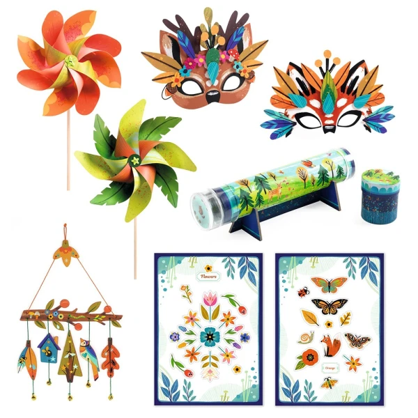 DJECO SET DIY 5 DIFFERENT CONSTRUCTIONS NATURE