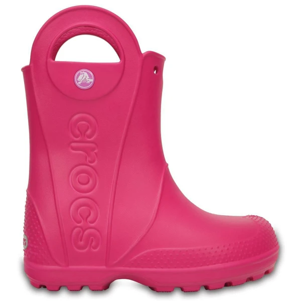 CROCS HANDLE IT RAIN BOOTS KIDS CANDY PINK