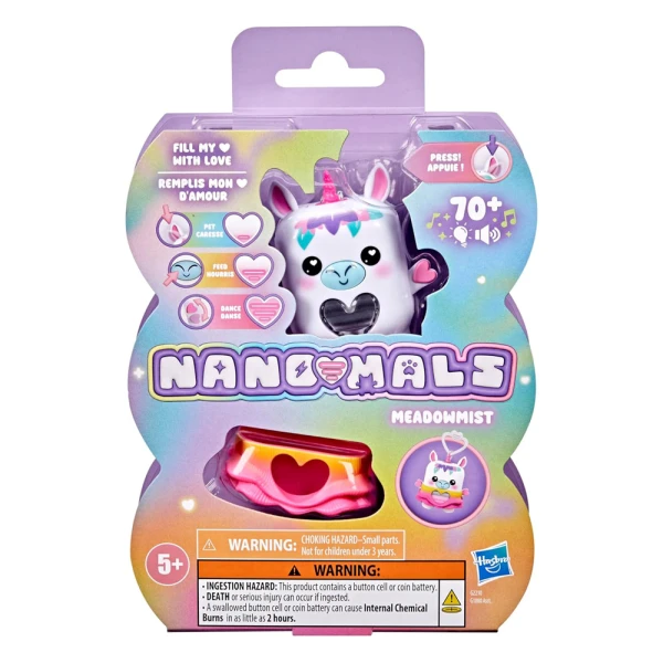 NANO-MALS ELECTRONIC FIDGET PET - MEADOWMIST THE WHITE UNICORN