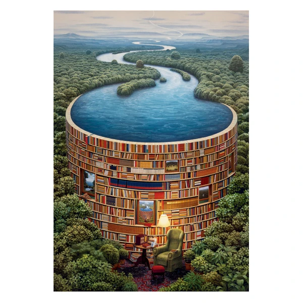 CLEMENTONI PUZZLE H.Q. LIBRARY 1000 pcs
