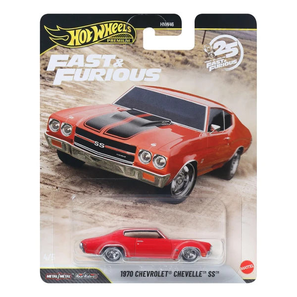 HOT WHEELS ΑΥΤΟΚΙΝΗΤΑΚΙΑ - FAST & FURIOUS - 1970 CHEVROLET CHEVELLE SS