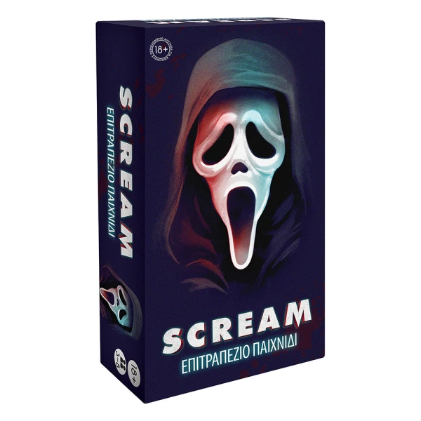 AS GAMES BOARD GAME SCREAM FOR AGES 18+ AND 3-8 PLAYERS
