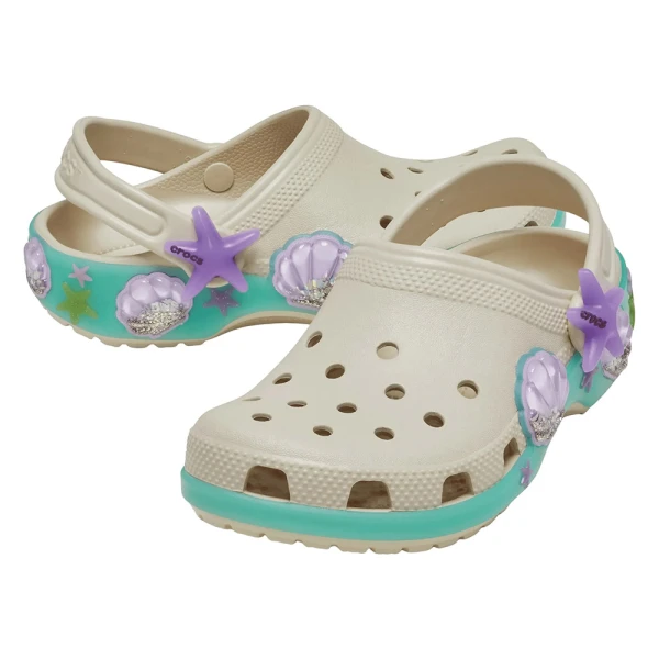 CROCS CLASSIC CLOG SEA SPARKLE SHAKER CGK FRAPPE