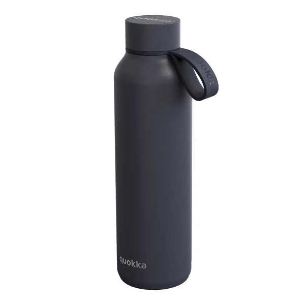 QUOKKA STAINLESS STEEL ΘΕΡΜΟΣ SOLID 630ml ΜΕ ΛΑΒΗ SLATE