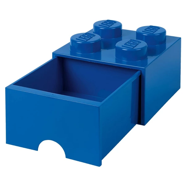 LEGO® ΚΟΥΤΙ ΑΠΟΘΗΚΕΥΣΗΣ ΤΕΤΡΑΓΩΝΟ ΣΥΡΤΑΡΩΤΟ ΜΠΛΕ