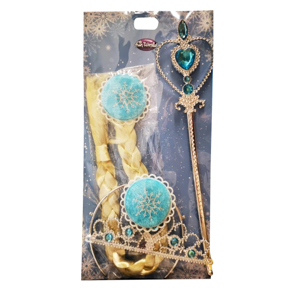 CARNIVAL SET WAND WITH TIARΑ AND BRAID