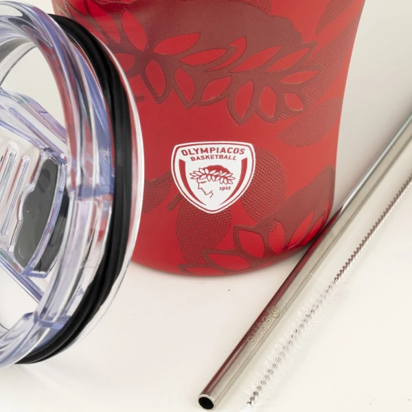 ESTIA HOME ART ΘΕΡΜΟΣ COFFEE MUG 350ml - OLYMPIACOS BC
