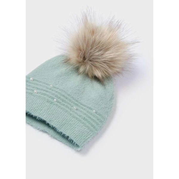 MAYORAL SET CAP SCARF WOOL PETROL