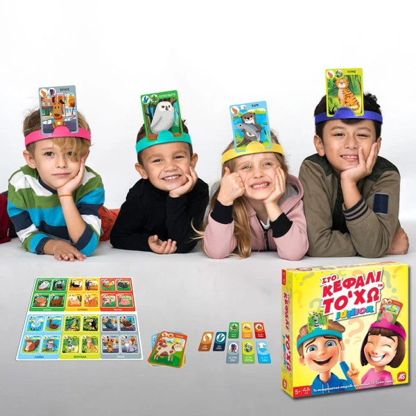 AS GAMES ΕΠΙΤΡΑΠΕΖΙΟ ΠΑΙΧΝΙΔΙ ΣΤΟ ΚΕΦΑΛΙ ΤΟ `ΧΩ JUNIOR ΓΙΑ ΗΛΙΚΙΕΣ 5+ ΧΡΟΝΩΝ ΚΑΙ 2-4 ΠΑΙΚΤΕΣ
