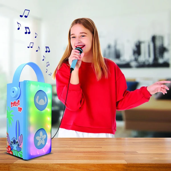 LEXIBOOK BLUETOOTH ΗΧΕΙΟ ΜΕ ΜΙΚΡΟΦΩΝΟ ΚΑΡΑΟΚΕ STITCH