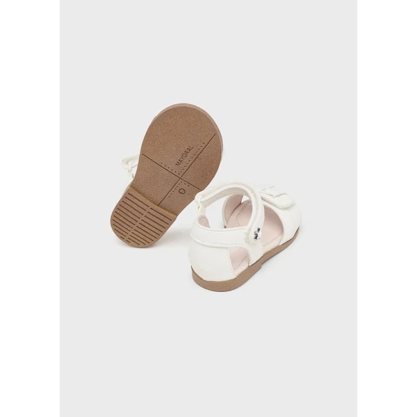 MAYORAL SANDALS RIBBONS WHITE