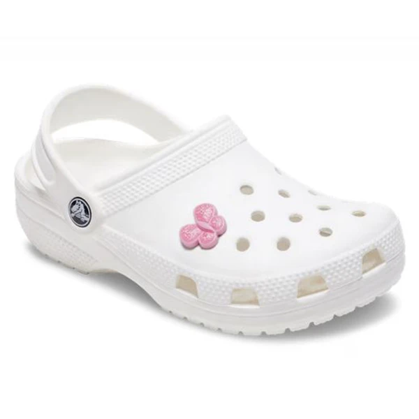 CROCS CHARM UNIQUE TINY PINK GLITTER BUTTERFY