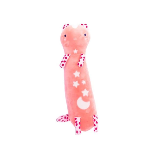 PLUSH PILLOW ORANGE  CAT YUKI 60 cm
