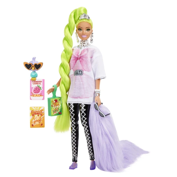 BARBIE DOLL EXTRA - NEON GREEN HAIR