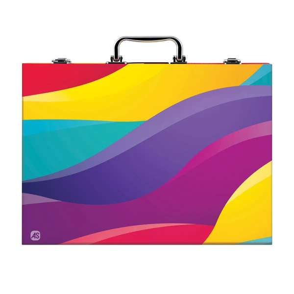 HAPPIHOBBI ΚΑΣΕΤΙΝΑ ΖΩΓΡΑΦΙΚΗΣ DELUXE RAINBOW ΜΕ 100 ΑΞΕΣΟΥΑΡ ΓΙΑ 3+ ΧΡΟΝΩΝ