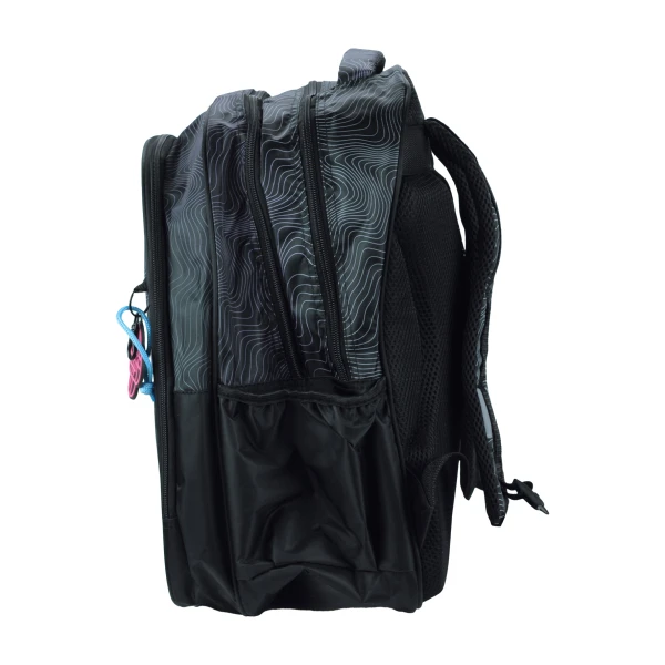 PRIMARY SCHOOL OVAL BACKPACK K-POP DEMON HUNTERS BLACK HUNTRIX