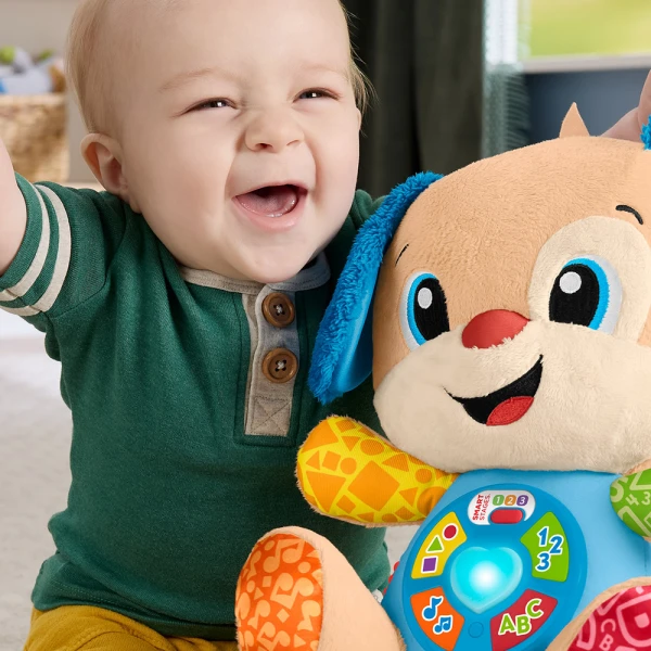 FISHER PRICE ΝΕΟ ΕΚΠΑΙΔΕΥΤΙΚΟ ΣΚΥΛΑΚΙ SMART STAGES ΜΠΛΕ