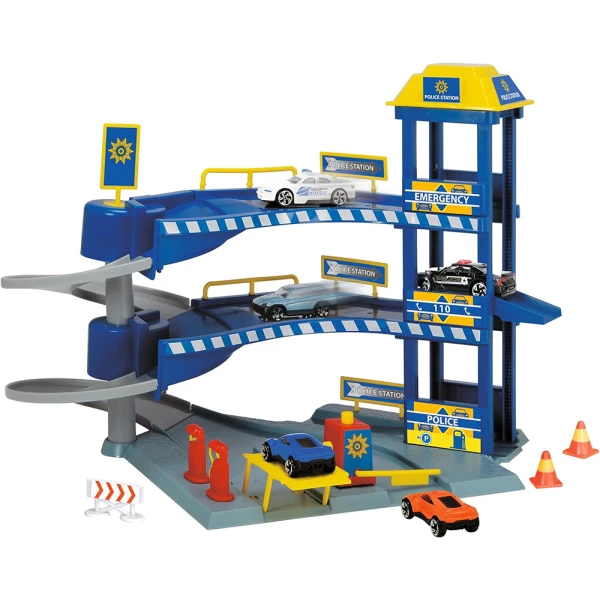 DICKIE TOYS RESCUE STATION GARAGE - 2 DESIGNS