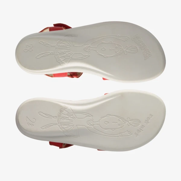 CAMPER KIDS SANDAL GIRL RED