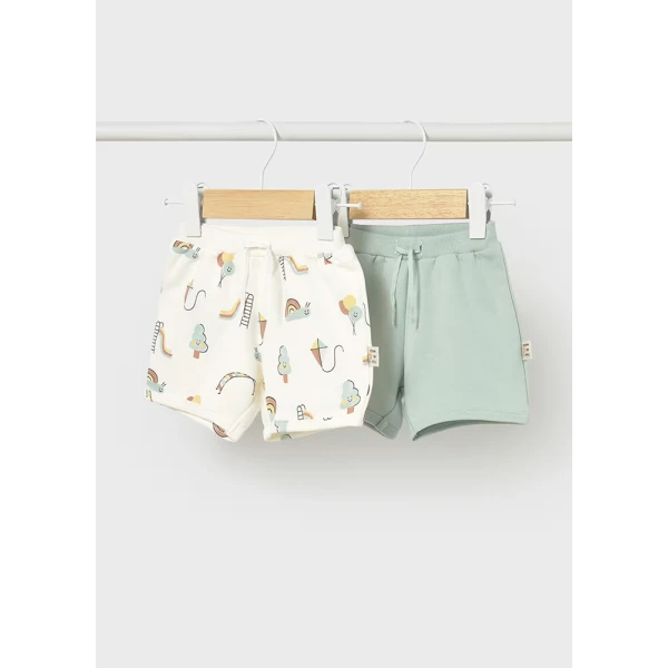 MAYORAL SET 2 PANTS SHORT MINT 