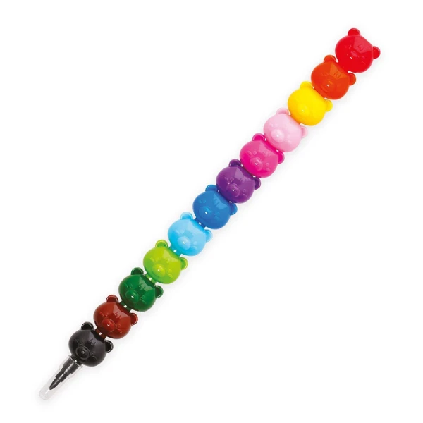 LEGAMI 12 ΣΤΟΙΒΑΖΟΜΕΝΑ CRAYONS - DREAM IN COLOUR - TEDDY BEAR