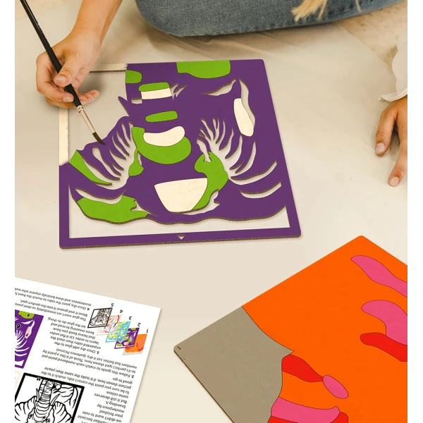 SPLAT PLANET WOODEN ART CRAFT KIT ELEPHANT