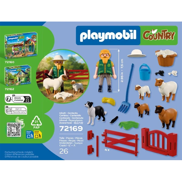 PLAYMOBIL COUNTRY ΒΟΣΚΟΣ ΜΕ ΤΟ ΚΟΠΑΔΙ ΤΟΥ