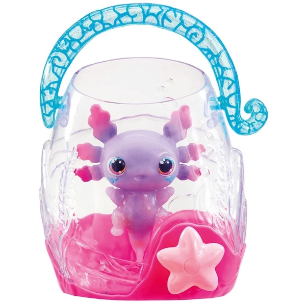 ANIMAGIC SINGLE WATER FIGURE AXOLOTL WITH AQUARIUM