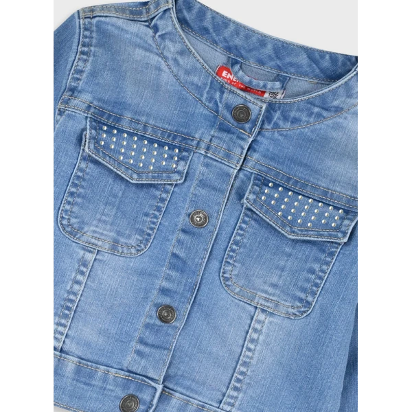ENERGIERS JACKET GIRL BLUE DENIM