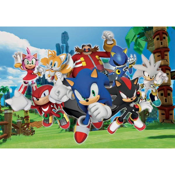 CLEMENTONI ΠΑΙΔΙΚΟ ΠΑΖΛ SUPER COLOR SONIC THE HEDGEHOG 104 τεμ. 
