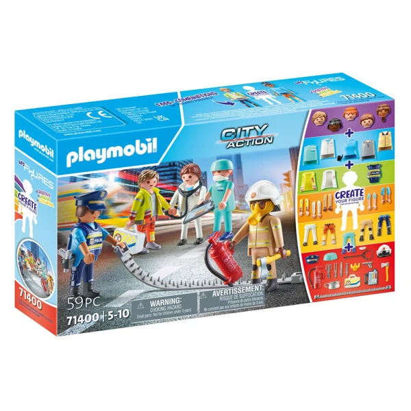 PLAYMOBIL CITY ACTION MY FIGURES RESCUE TEAM