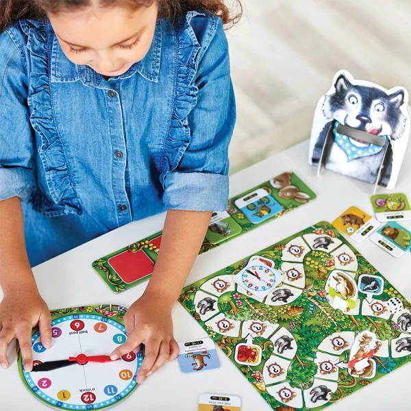 ORCHARD TOYS BOARD GAME WHAT\'S THE TIME Mr. WOLF?