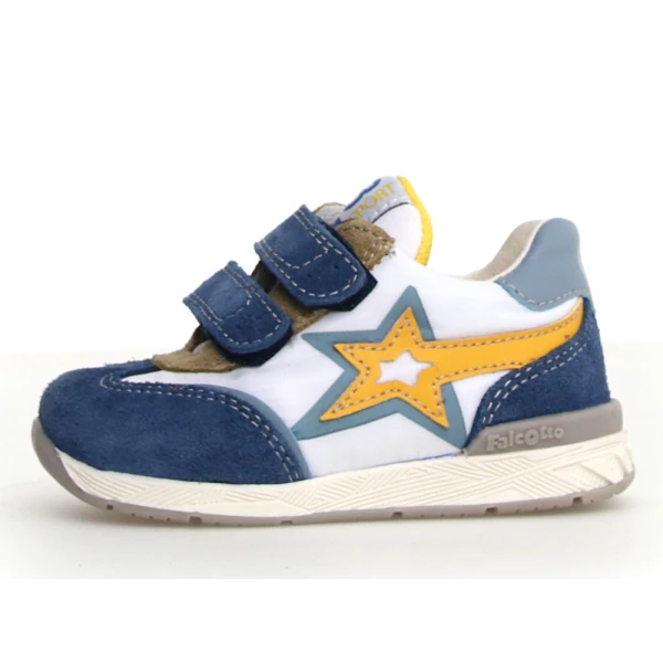NATURINO ΠΑΙΔΙΚΑ ΠΑΠΟΥΤΣΙΑ FALCOTTO NEW FERDI SUEDE ΜΠΛΕ ΠΟΛΥΧΡΩΜΟ