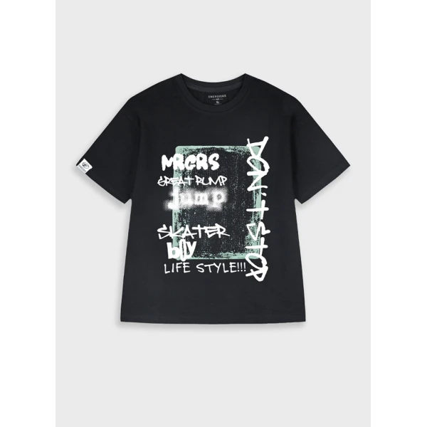 ENERGIERS BLOUSE BOY BLACK