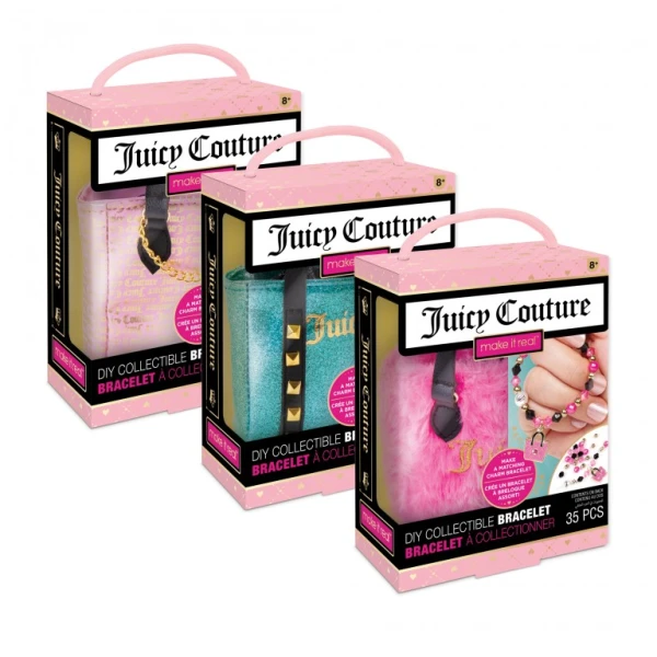 MAKE IT REAL JUICY COUTURE DIY COLLECTIBLE BRACELET - 3 DESIGNS