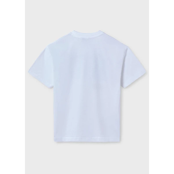 MAYORAL SHORT-SLEEVED T-SHIRT THERMOGRAPHIC WHITE