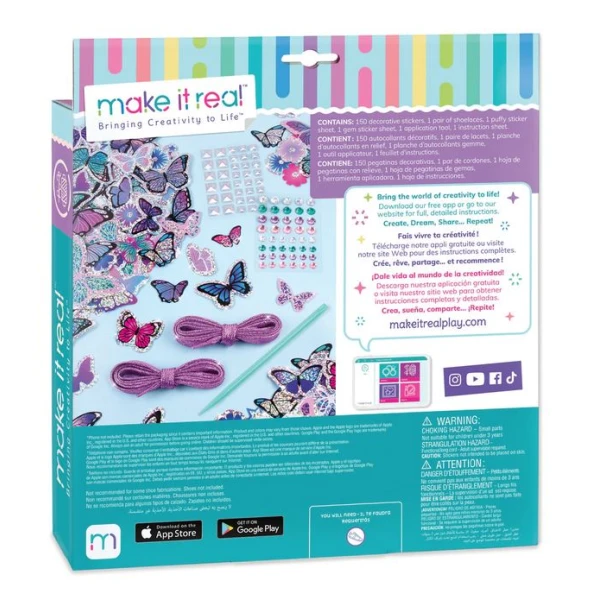 MAKE IT REAL STICKER CHIC - BUTTERFLY BLING