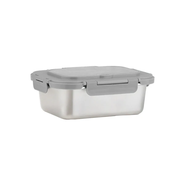 ESTIA HOME ARTS ΦΑΓΗΤΟΔΟΧΕΙΟ ΑΝΟΞΕΙΔΩΤΟ 1200ml ΜΕ ΚΟΥΤΑΛΙ ΠΙΡΟΥΝΙ & ΔΙΑΧΩΡΙΣΤΙΚΟ
