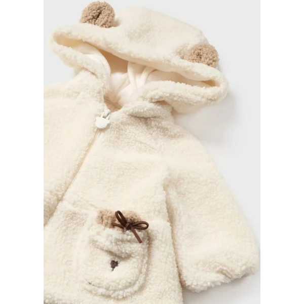 MAYORAL FUR CARDIGAN BEIGE