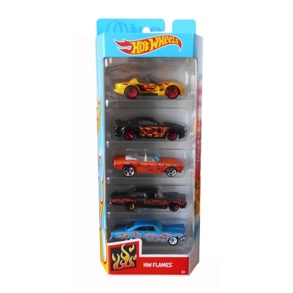 ΑΥΤΟΚΙΝΗΤΑΚΙΑ HOT WHEELS ΣΕΤ ΤΩΝ 5 - ΔΙΑΦΟΡΑ ΣΧΕΔΙΑ