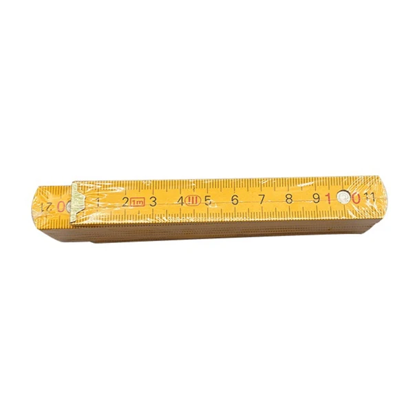 METRON FOLDABLE WOODEN RULER 1m