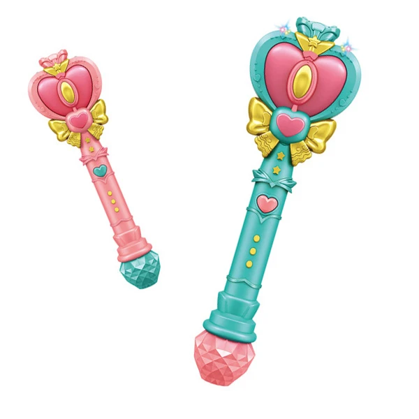 MAGIC STICK FOR SOAP BUBBLES WITH LIGHTS & SOUNDS - 2 COLOURS