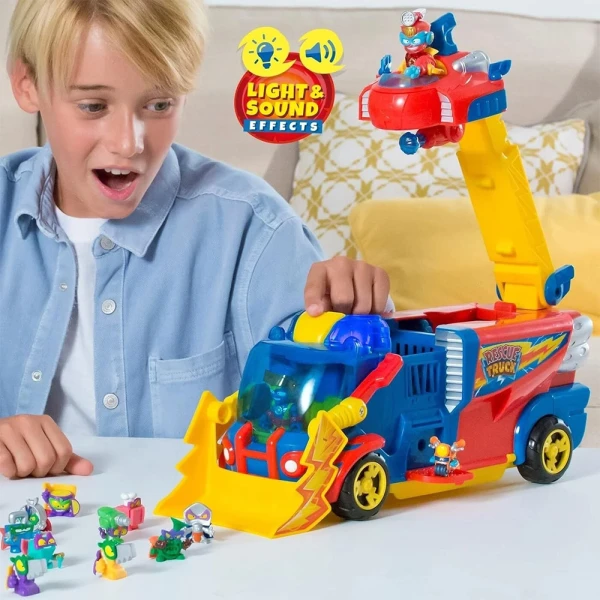SUPERTHINGS VEHICLE WITH LIGHTS AND SOUNDS 2 IN 1 RESCUE TRUCK FORS AGES 3+