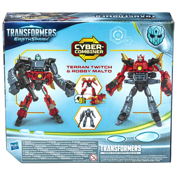 TRANSFORMERS EARTHSPARK COMBINER 1 - TERRAN TWITCH & ROBBY MALTO