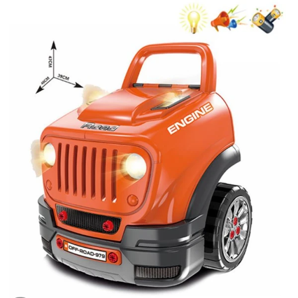 ENGINE WORKSHOP MOTOR MASTER WITH LIGHTS AND SOUND ORANGE