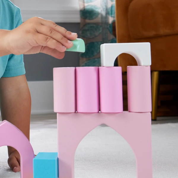 FISHER PRICE WOODEN CASTLE SET