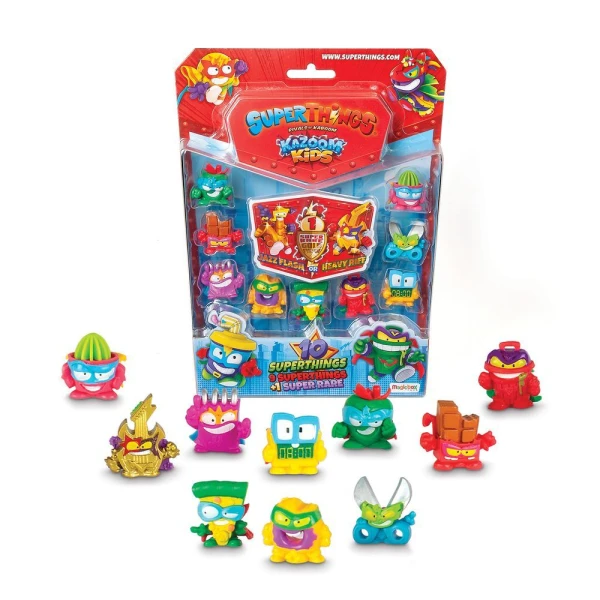 SUPERTHINGS MICRO CREATURES KAZOOM KIDS BLISTER 9+1 FIGURES FOR 3+ YEARS