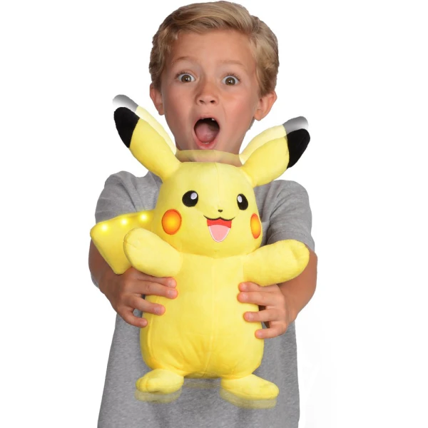 POKEMON PIKACHU PLUSH 25cm WITH LIGHT AND SOUND
